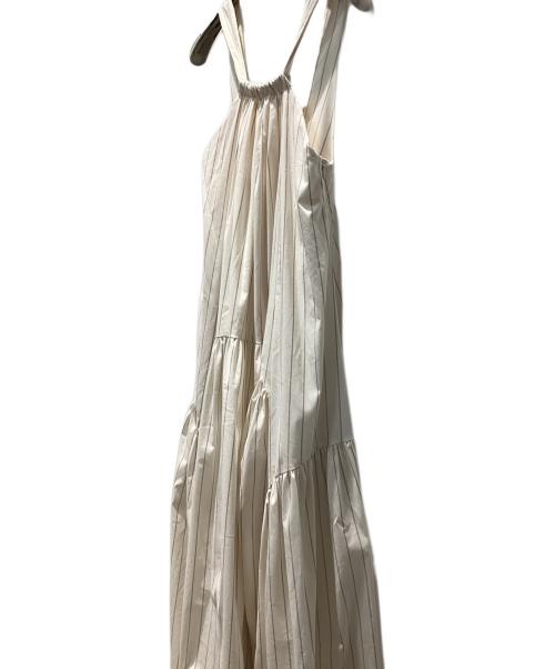 venica（ヴェニカ）venica (ヴェニカ) Volume tiered dress ベージュ サイズ:F 未使用品の古着・服飾アイテム
