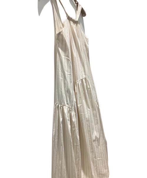 venica（ヴェニカ）venica (ヴェニカ) Volume tiered dress ベージュ サイズ:F 未使用品の古着・服飾アイテム