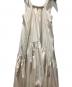 中古・古着 venica (ヴェニカ) Volume tiered dress ベージュ サイズ:F 未使用品：20000円