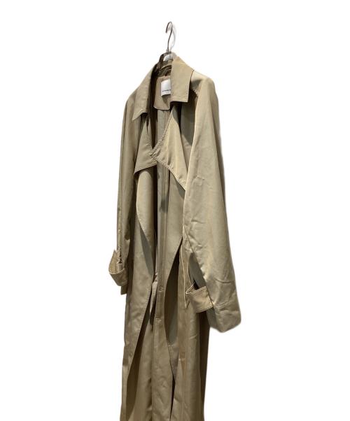 The Frankie shop（フランキーショップ）The Frankie shop (フランキーショップ) ASTORIA CUT OUT RAGLAN SLEEVE TRENCH COAT ベージュ サイズ:M/Lの古着・服飾アイテム