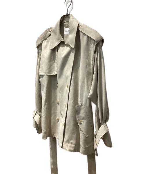venica（ヴェニカ）venica (ヴェニカ) 2way over trench coat ベージュ サイズ:Fの古着・服飾アイテム