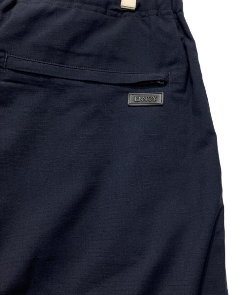 The Ennoy Professional（ザ エンノイ プロフェッショナル）The Ennoy Professional (ザ エンノイ プロフェッショナル) WOOL BLEND RIP STOP EASY PANTS ネイビー サイズ:XLの古着・服飾アイテム