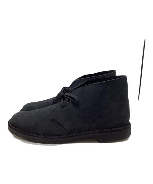 CLARKS ORIGINALS（クラークス オリジナルズ）CLARKS ORIGINALS (クラークス オリジナルズ) DESERT BOOT ネイビースエード サイズ:28の古着・服飾アイテム