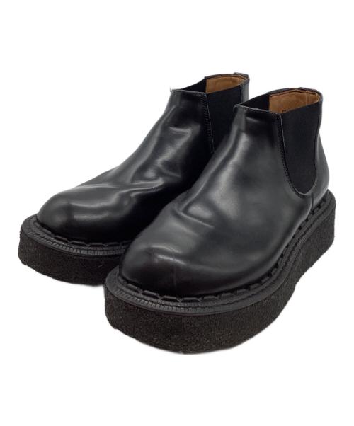COMME des GARCONS HOMME PLUS（コムデギャルソンオムプリュス）COMME des GARCONS HOMME PLUS (コムデギャルソンオムプリュス) GEORGE COX (ジョージコックス) Chelsea Boot(チェルシーブーツ) ブラック サイズ:7の古着・服飾アイテム