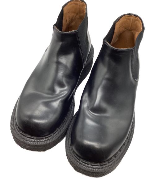 COMME des GARCONS HOMME PLUS（コムデギャルソンオムプリュス）COMME des GARCONS HOMME PLUS (コムデギャルソンオムプリュス) GEORGE COX (ジョージコックス) Chelsea Boot(チェルシーブーツ) ブラック サイズ:7の古着・服飾アイテム
