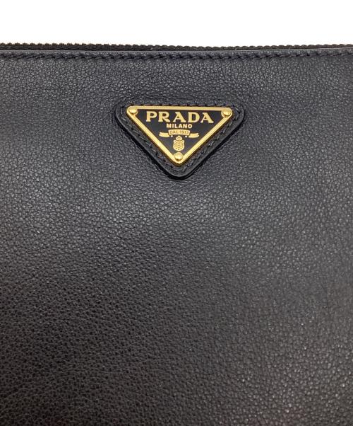 PRADA（プラダ）PRADA (プラダ) ショルダーポーチ ブラックの古着・服飾アイテム