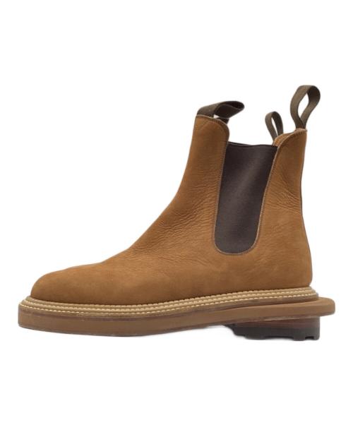 sacai（サカイ）sacai (サカイ) J.M.WESTON (ジェイエムウエストン) Chelsea Boots ピーチナッツヌバック サイズ:5の古着・服飾アイテム