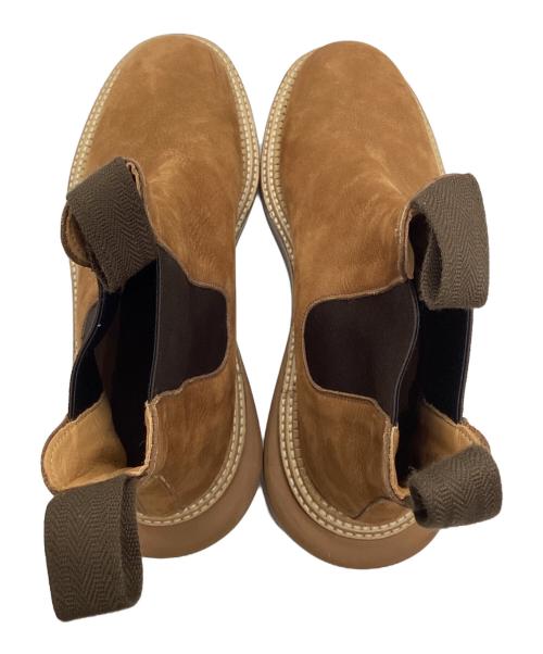 sacai（サカイ）sacai (サカイ) J.M.WESTON (ジェイエムウエストン) Chelsea Boots ピーチナッツヌバック サイズ:5の古着・服飾アイテム