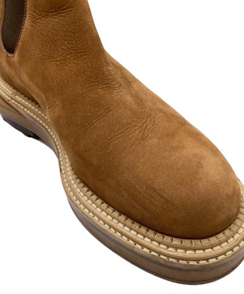 sacai（サカイ）sacai (サカイ) J.M.WESTON (ジェイエムウエストン) Chelsea Boots ピーチナッツヌバック サイズ:5の古着・服飾アイテム