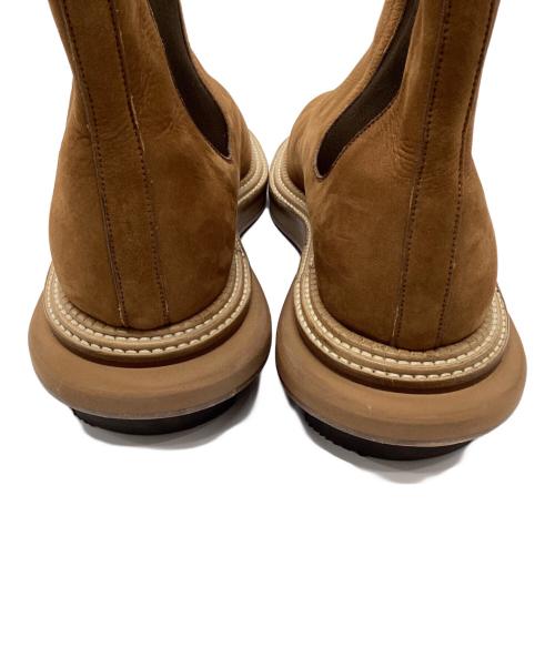 sacai（サカイ）sacai (サカイ) J.M.WESTON (ジェイエムウエストン) Chelsea Boots ピーチナッツヌバック サイズ:5の古着・服飾アイテム