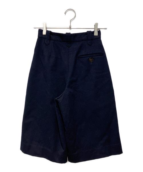 LOEWE（ロエベ）LOEWE (ロエベ) ウールショートパンツ ネイビー サイズ:34の古着・服飾アイテム