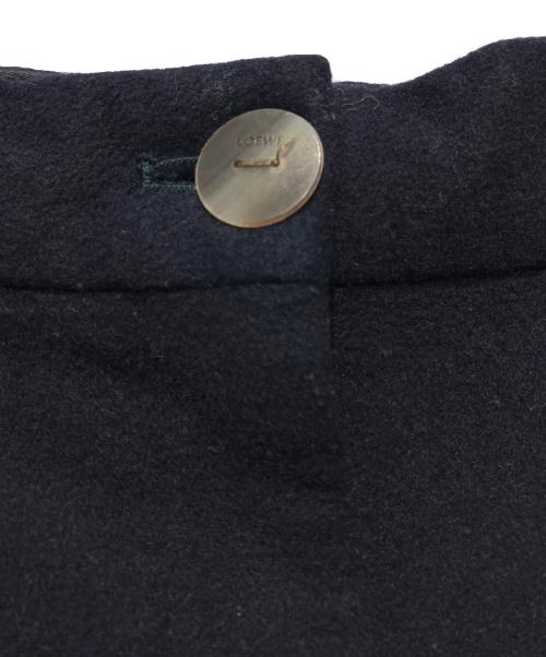 LOEWE（ロエベ）LOEWE (ロエベ) ウールショートパンツ ネイビー サイズ:34の古着・服飾アイテム