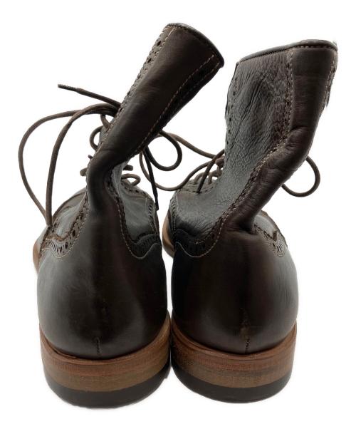 Paul Smith COLLECTION（ポールスミス コレクション）Paul Smith COLLECTION (ポールスミス コレクション) ディアスキンレースアップブーツ ブラウン サイズ:４２の古着・服飾アイテム