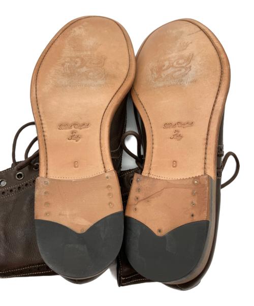 Paul Smith COLLECTION（ポールスミス コレクション）Paul Smith COLLECTION (ポールスミス コレクション) ディアスキンレースアップブーツ ブラウン サイズ:４２の古着・服飾アイテム
