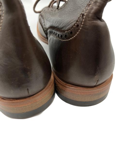 Paul Smith COLLECTION（ポールスミス コレクション）Paul Smith COLLECTION (ポールスミス コレクション) ディアスキンレースアップブーツ ブラウン サイズ:４２の古着・服飾アイテム