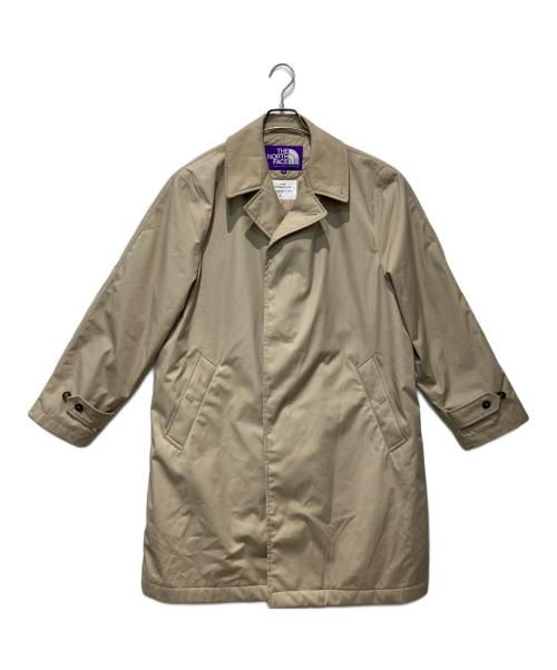 THE NORTHFACE PURPLELABEL（ザ・ノースフェイス パープルレーベル）THE NORTHFACE PURPLELABEL (ザ・ノースフェイス パープルレーベル) BEAMS (ビームス) 別注65/35クロスステンカラーコート ベージュ サイズ:Mの古着・服飾アイテム