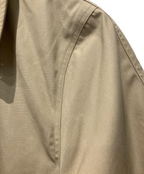 THE NORTHFACE PURPLELABEL（ザ・ノースフェイス パープルレーベル）THE NORTHFACE PURPLELABEL (ザ・ノースフェイス パープルレーベル) BEAMS (ビームス) 別注65/35クロスステンカラーコート ベージュ サイズ:Mの古着・服飾アイテム