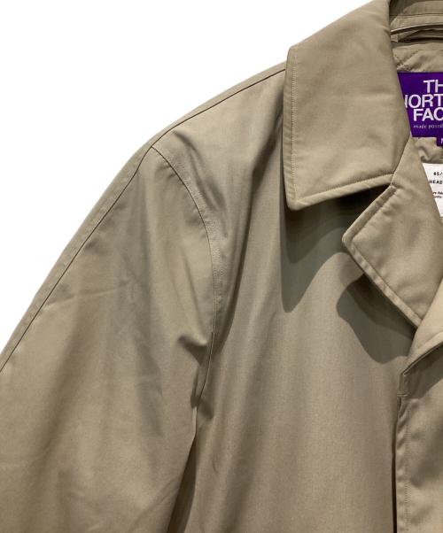 THE NORTHFACE PURPLELABEL（ザ・ノースフェイス パープルレーベル）THE NORTHFACE PURPLELABEL (ザ・ノースフェイス パープルレーベル) BEAMS (ビームス) 別注65/35クロスステンカラーコート ベージュ サイズ:Mの古着・服飾アイテム