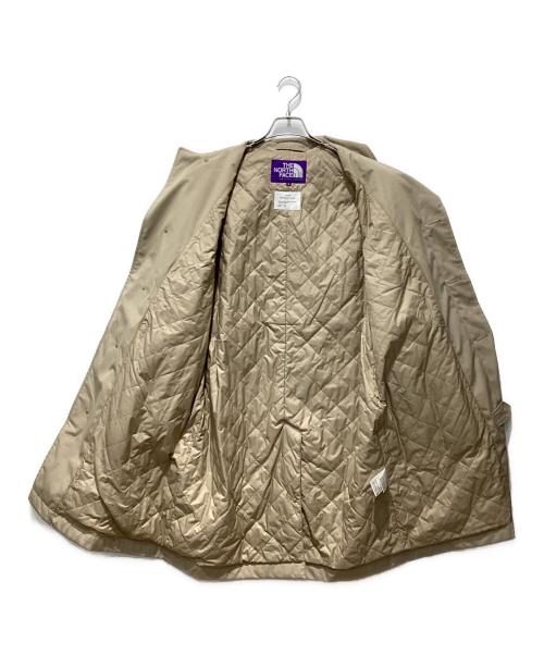 THE NORTHFACE PURPLELABEL（ザ・ノースフェイス パープルレーベル）THE NORTHFACE PURPLELABEL (ザ・ノースフェイス パープルレーベル) BEAMS (ビームス) 別注65/35クロスステンカラーコート ベージュ サイズ:Mの古着・服飾アイテム
