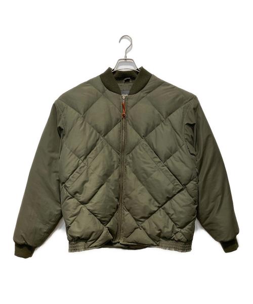 Eddie Bauer（エディーバウアー）Eddie Bauer (エディーバウアー) スカイライナーキルティングジャケット カーキ サイズ:Mの古着・服飾アイテム