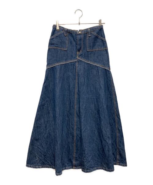 OZONE ROCKS Hemprotex（オゾンロックス）OZONE ROCKS Hemprotex (オゾンロックス) デニムスカート インディゴ サイズ:Freeの古着・服飾アイテム