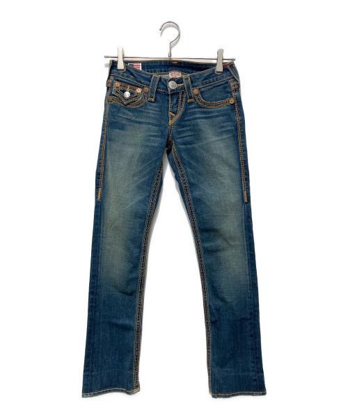 TRUE RELIGION（トゥルー レリジョン）TRUE RELIGION (トゥルー レリジョン) デニムパンツ インディゴ サイズ:24の古着・服飾アイテム