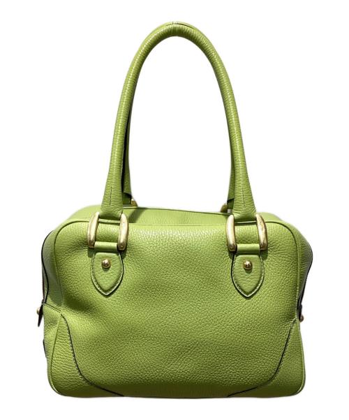 J&M DAVIDSON（ジェイ＆エム デヴィッドソン）J&M DAVIDSON (ジェイ＆エム デヴィッドソン) MINI MIA ハンドバッグ ライムグリーンの古着・服飾アイテム
