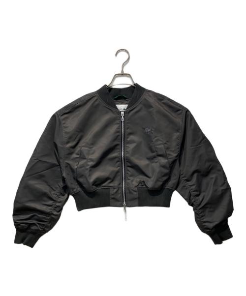 LACOSTE（ラコステ）LACOSTE (ラコステ) クロップドMA-1 チャコールグレー サイズ:36の古着・服飾アイテム