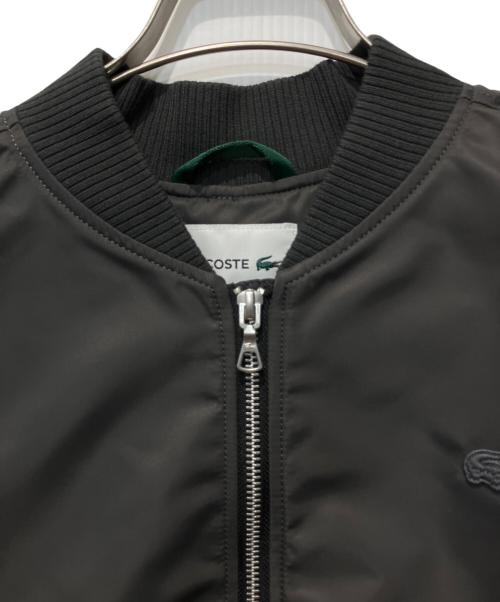 LACOSTE（ラコステ）LACOSTE (ラコステ) クロップドMA-1 チャコールグレー サイズ:36の古着・服飾アイテム