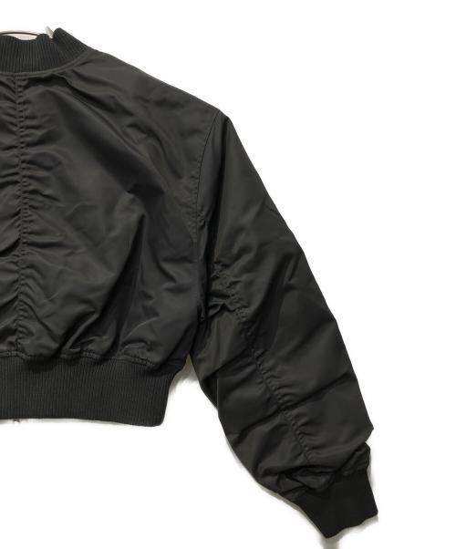 LACOSTE（ラコステ）LACOSTE (ラコステ) クロップドMA-1 チャコールグレー サイズ:36の古着・服飾アイテム