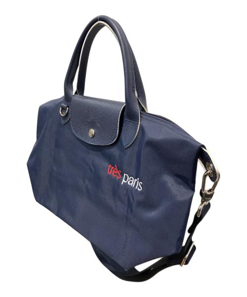 LONGCHAMP（ロンシャン）LONGCHAMP (ロンシャン) ルプリアージュ2WAYバッグ ネイビーの古着・服飾アイテム