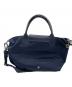 LONGCHAMP (ロンシャン) ルプリアージュ2WAYバッグ ネイビー：12000円