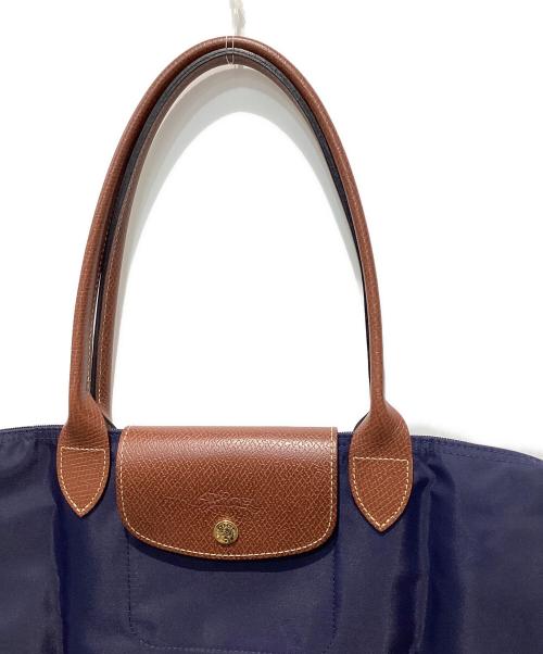 LONGCHAMP（ロンシャン）LONGCHAMP (ロンシャン) トートバッグ ネイビーの古着・服飾アイテム