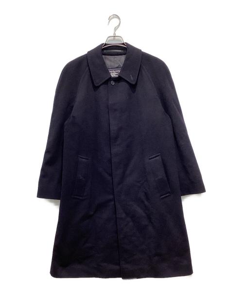 Burberry's（バーバリーズ）Burberry's (バーバリーズ) カシミヤステンカラーコート ネイビー サイズ:不明の古着・服飾アイテム