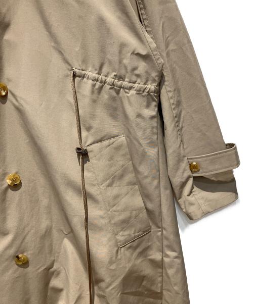 VACHEMENT（ヴァシュモン）VACHEMENT (ヴァシュモン) リサイクルシェルタフタトレンチコート ベージュ サイズ:Freeの古着・服飾アイテム