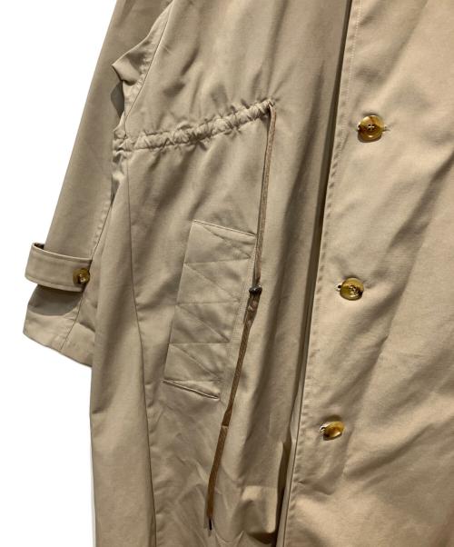 VACHEMENT（ヴァシュモン）VACHEMENT (ヴァシュモン) リサイクルシェルタフタトレンチコート ベージュ サイズ:Freeの古着・服飾アイテム