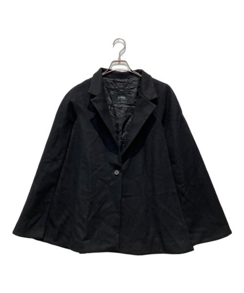 ALL SAINTS（オールセインツ）ALL SAINTS (オールセインツ) LUNIS CAPE COAT ブラック サイズ:Sの古着・服飾アイテム