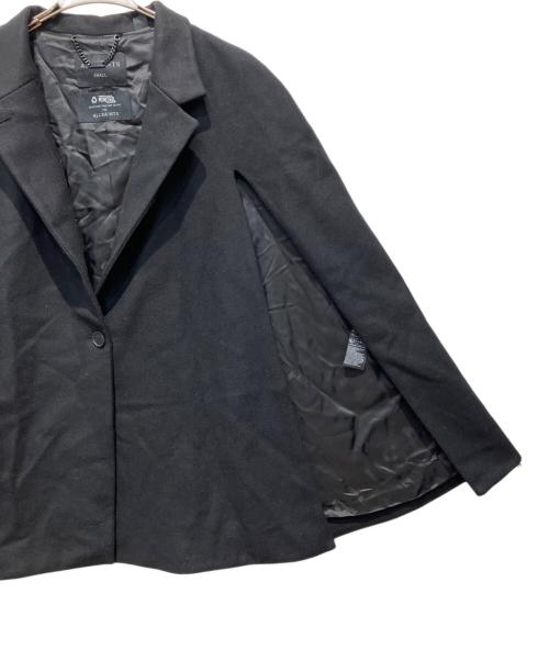 ALL SAINTS（オールセインツ）ALL SAINTS (オールセインツ) LUNIS CAPE COAT ブラック サイズ:Sの古着・服飾アイテム