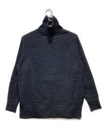 POLO RALPH LAUREN（ポロ・ラルフローレン）の古着「ハイネックカシミヤ混ニット」｜ブラック