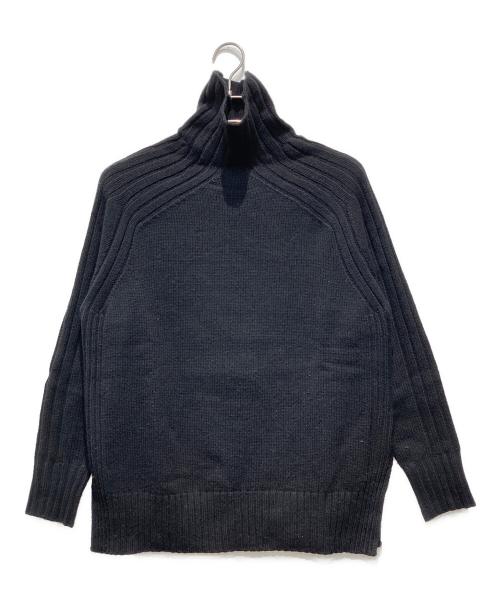 POLO RALPH LAUREN（ポロ・ラルフローレン）POLO RALPH LAUREN (ポロ・ラルフローレン) ハイネックカシミヤ混ニット ブラック サイズ:Sの古着・服飾アイテム