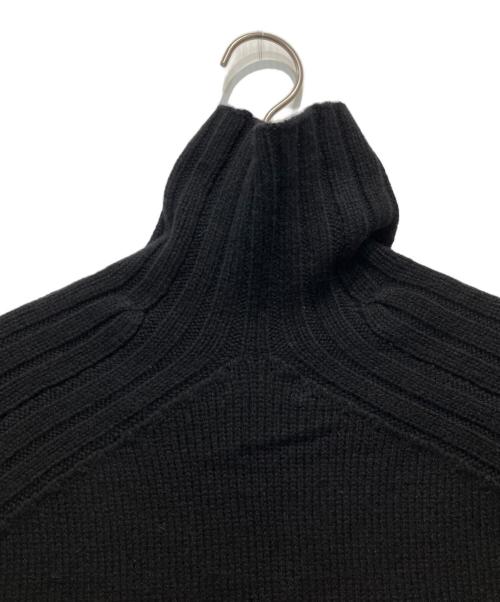 POLO RALPH LAUREN（ポロ・ラルフローレン）POLO RALPH LAUREN (ポロ・ラルフローレン) ハイネックカシミヤ混ニット ブラック サイズ:Sの古着・服飾アイテム