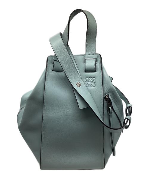 LOEWE（ロエベ）LOEWE (ロエベ) ハンモックバッグ ミディアム スカイブルー サイズ:Mの古着・服飾アイテム