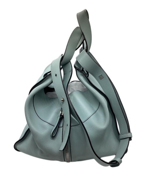 LOEWE（ロエベ）LOEWE (ロエベ) ハンモックバッグ ミディアム スカイブルー サイズ:Mの古着・服飾アイテム