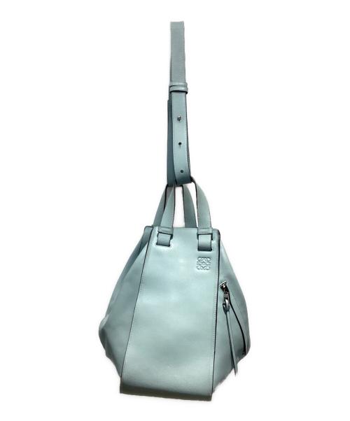 LOEWE（ロエベ）LOEWE (ロエベ) ハンモックバッグ ミディアム スカイブルー サイズ:Mの古着・服飾アイテム