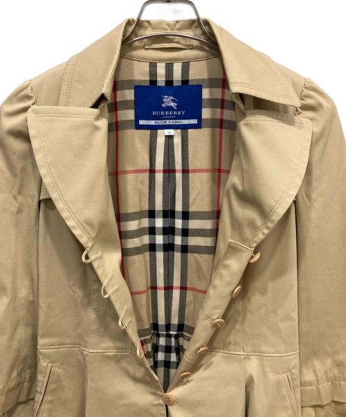 BURBERRY BLUE LABEL（バーバリー ブルー レーベル）BURBERRY BLUE LABEL (バーバリー ブルー レーベル) コート ベージュ サイズ:38の古着・服飾アイテム