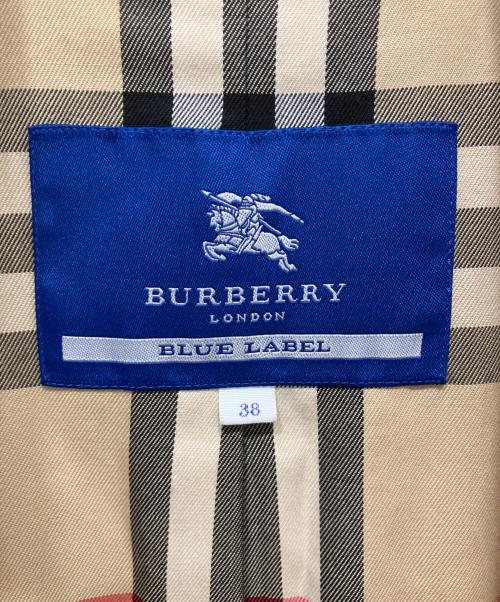 BURBERRY BLUE LABEL（バーバリー ブルー レーベル）BURBERRY BLUE LABEL (バーバリー ブルー レーベル) コート ベージュ サイズ:38の古着・服飾アイテム