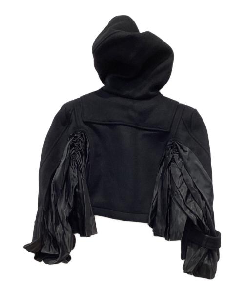 noir kei ninomiya（ノワール ケイ ニノミヤ）noir kei ninomiya (ノワール ケイ ニノミヤ) ショートダッフルジャケット ブラック サイズ:Sの古着・服飾アイテム