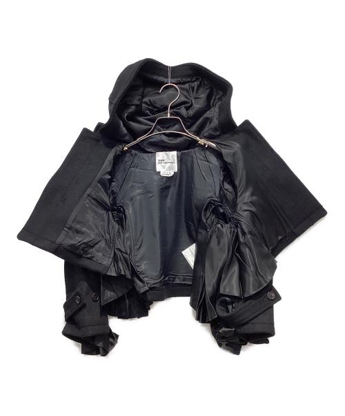 noir kei ninomiya（ノワール ケイ ニノミヤ）noir kei ninomiya (ノワール ケイ ニノミヤ) ショートダッフルジャケット ブラック サイズ:Sの古着・服飾アイテム