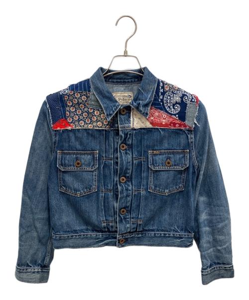 POLO RALPH LAUREN（ポロ・ラルフローレン）POLO RALPH LAUREN (ポロ・ラルフローレン) デニムジャケット ネイビー サイズ:Ｓの古着・服飾アイテム