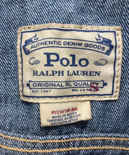 POLO RALPH LAUREN（ポロ・ラルフローレン）POLO RALPH LAUREN (ポロ・ラルフローレン) デニムジャケット ネイビー サイズ:Ｓの古着・服飾アイテム
